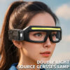 584fa6b1b4c6e8c9 New XTE multifunctional glasses light with Type-C charging, warning headlamp, compact and portable, touch-sensitive headlamp