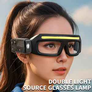 584fa6b1b4c6e8c9 New XTE multifunctional glasses light with Type-C charging, warning headlamp, compact and portable, touch-sensitive headlamp