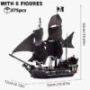587f8799f3e1ea1b LOTR Ambush Ship Pirates Of Caribbean Reveng Warship Black Pearl Sailboat Building Block Bricks 79008 4184 Assembly Toy Kid Gift