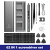 5895cf2a24edc37f 62/6 in 1 Electric Screwdriver Set Precision Handle Portable Power Tool Kits Wireless Cordless Small Bits for Phone Watch Repair