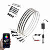 Car Hub Lamp RGB Kit Waterproof LED Strip Light APP/Remote Control Car Wheel Ring Neon Light Strip Colorful Adjustable Hub