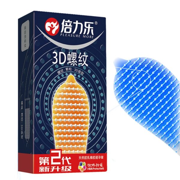 58a07819d992f956 Large Spikes Condoms 2040 Granules like Cats Tongue High Stimulation Sex Toys Women G-dot Spot Tendrils Adult Orgasm Sexshop 18+