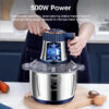 58a1502647bdb19d 20226 Electric Meat Grinders 5L Food Crusher Stainless Steel Multifunctional Vegetable Slicer Processor Chopper Kitchen Blenders