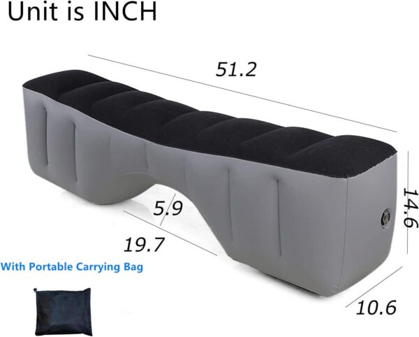 58a7965e879dd2ef Car Air Mattress Back Seat Gap Pad Fill Extender Mattress for SUV Dogs Kids Adults Travel Bed Cushion Camping Air Couch Sleeping Rest Inflation Bed
