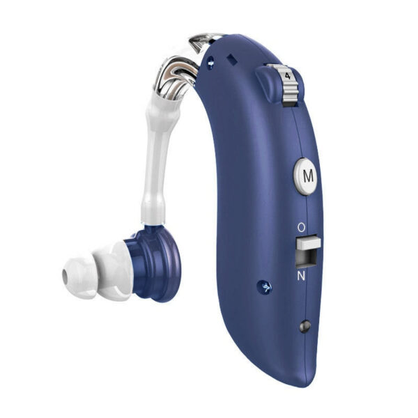 1Set Mini Digital Elderly Portable Sound Amplifier Rechargeable BTE Adjustable Hearing Aid for Seniors