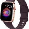 58daa1559649bf58 TreasureMax Sport Band Compatible with Apple Watch Bands 38mm 40mm 41mm 42mm 44mm 45mm 49mm,Soft Silicone Strap Compatible for Apple Watch Series 9 Ultra 8 7 6 5 4 3 2 1 SE Men Women Grey 38/40/41MM