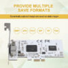 58dab7c7ce3d9f34 Expansion PCIE To AV Surveillance HD 640X480 Resolution Video Image Capture Card