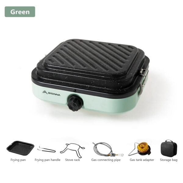 BISINNA Camping Gas Stove Portable High Firepower Split Cassette Furnace Outdoor Gas Burner for BBQ Picnic