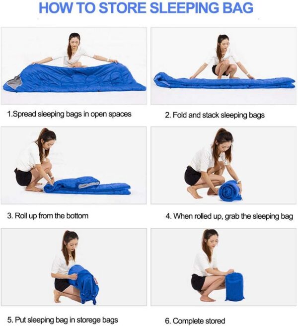 590c62fbd1665b01 Sleeping Bag, Lightweight 3 Season Weather Sleep Bags for Kids Adults Girls Women, Microfiber Filled 5-20 Degree for Backpacking/Hiking/Camping/Mountaineering with Compression Sack