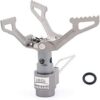 Hamans BRS BRS-3000T Ultraleichter Titan Campingkocher für Rucksacktouren (25 g) mit 1 zusätzlichen O-Ring