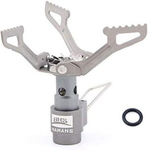 5917fd092639db3a Hamans BRS BRS-3000T Ultraleichter Titan Campingkocher für Rucksacktouren (25 g) mit 1 zusätzlichen O-Ring