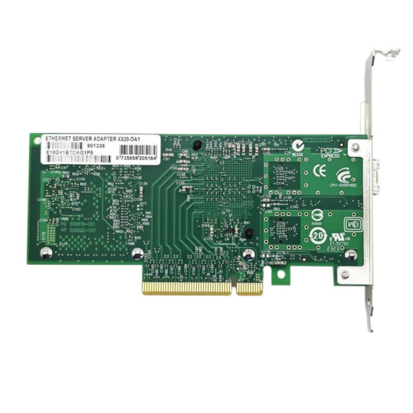 10Gb Ethernet Network Adapter Intel 82599EN X520-DA1 1xSFP+ Port PCI-E x8,x16 NIC Card Support Windows Server/7/8/10/VMware