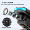 5946624d78a53195 E99 K3 Pro HD 4k Drone Camera High Hold Mode Foldable Mini RC WIFI Aerial Photography Quadcopter Toys Helicopter