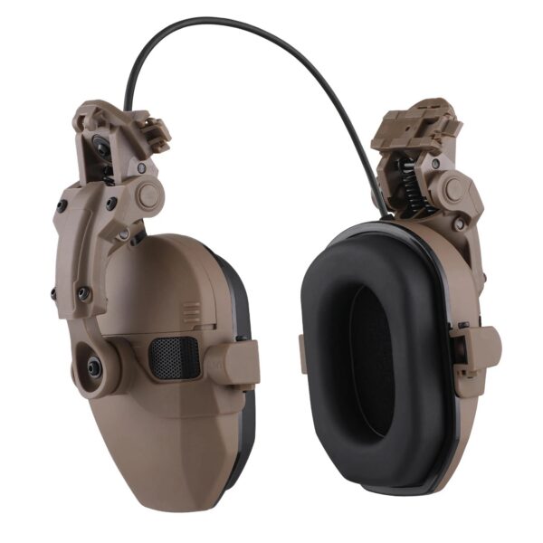 59530de40a6ff826 NEW Airsoft Shooting Noise Reduction Earmuffs Tactical Helmet Mounted Electronic Hearing Protector Sound Amplification Headphone
