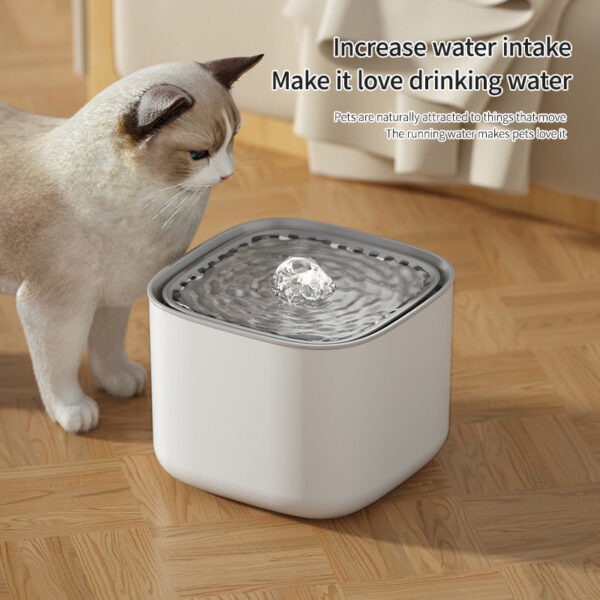 3L Fountain Auto Recirculate Filter Large Capacity Filtring Cat Drinker USB Electric Mute Cats Water Dispenser