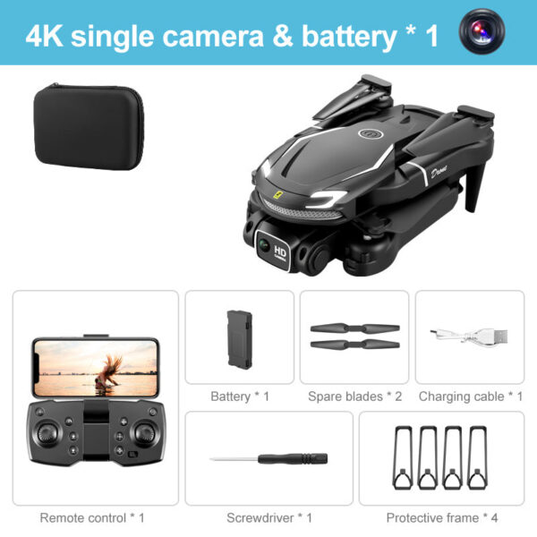 KBDFA V88 WIFI FPV Drone With Wide Angle HD 4K 1080P Camera Height Hold Foldable Quadcopter RC Helicopters Drones Kids Toys Gift