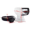 12V 100W 2500LM 360° Rotate Remote Control Marine Portable Halogen Search Light Boat Spotlight IP67
