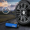 BUVAYE Car Jump Starter Pump Outdoor Power Lamp Portable Air Compressor Multifunctional Tire Iator with EVA Bag