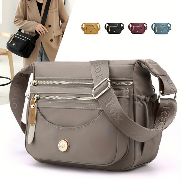 598f7e9191ccff9c Casual Solid Color Hobo Bag, All-Match Zipper Shoulder Bag, Women's Versatile Bag For Work