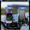 59a0fdd5dd63516f Motorcycle Phone Holder Wireless Charger Motorbike Moto Mirror Mobile Stand Support USB Fast Charging Cellphone Handlebar Mount