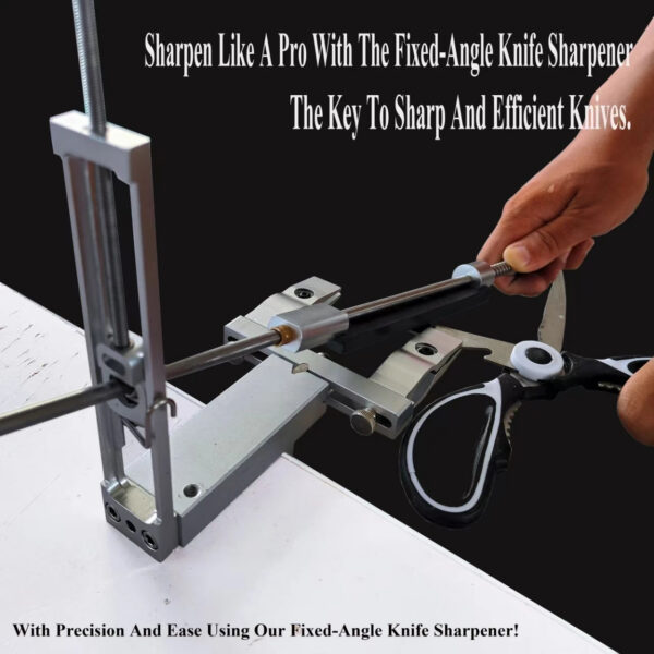 59c450dab5feef6f S09 New Design Professional Fixed Angle Apex Knife Sharpener Kitchen Knife tools Knife Sharpening System with diamond stones Set