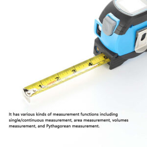3in1 Measuring Laser Distance Meter Digital Electronic Roulette Stainless Tape Measure