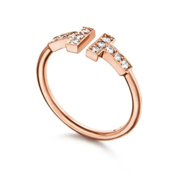 59d1c5019009737b Designer plated Women's Men's Wedding Pearl Diamond Titanium sier Ring Rose Gold Anniversary Christmas Gift