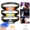 Mini Rechargeable Powerful Sensor Headlamp Fishing Camping USB Flashlight COB LED Head Light Torch Headlights Front Lantern