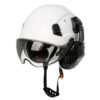 59f6c5d4478187ce CE Construction Safety Helmet With Visor Built In Goggle Earmuffs For Engineer Hard Hat ANSI Industrial Work Cap Head Protection