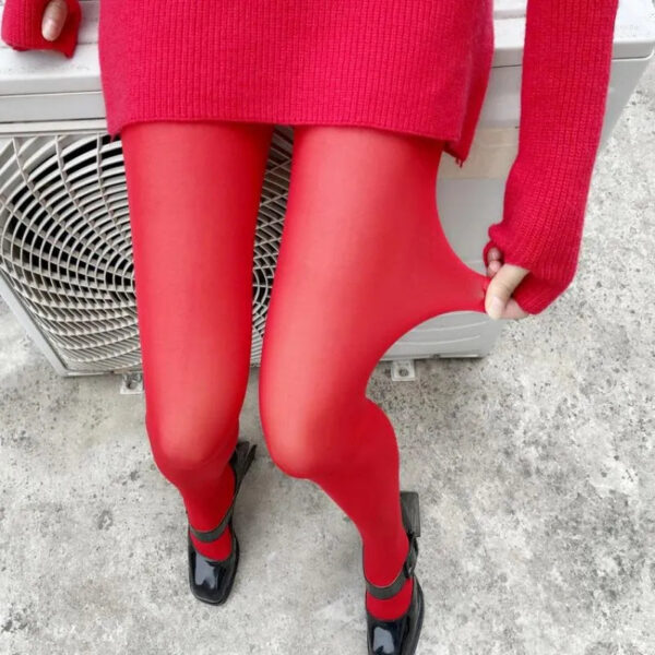 Women Socks Tights Stockings Slim See-Through Lingerie Lace Leggings Winter Women's Pantyhose Red Bodys Sexy Mujer Bottom