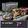 59ff99f61e1ea790 Technical Racing Sport Car Model Building Blocks technic adults 1:14 DIY Supercar Brick Puzzle Toys Kid Adult Gift(1280+granule)