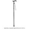 5a05ab67e13a530d Walking Stick Hiking Trekking 5 Section Outdoor Climbing Poles Adjustable Canes Folding Crutches Pole for Elderly People