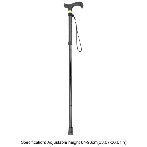 5a05ab67e13a530d Walking Stick Hiking Trekking 5 Section Outdoor Climbing Poles Adjustable Canes Folding Crutches Pole for Elderly People