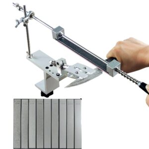 5a0e7d64542275ad Sy Tools K10 Upgrade Knife Sharpener with 360 Degree Flip Device Kitchen knife sharpening system