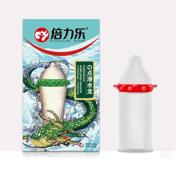 5a2a98bf1f1ee269 Special Condom Stab Dot Passionate Male and Female Family Planning Sexual Products Pattern Cheap Penis Extender Sleeves Sex Game