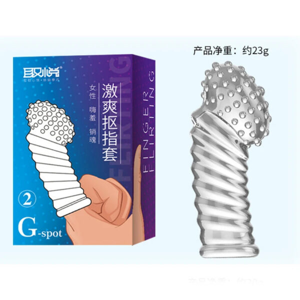 5a42d795ef72aac1 Finger Sleeve condoms G Spot Massage Adult Masturbation Sex Exotic Condom Particles Flirting Women Foreplay Anal Plug Sex Toys
