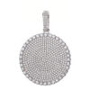 20/30/40mm Round D Color VVS Moissanite Pendant Sterling Sier Necklaces Iced Out Shining Passed Diamond Test Wholesale