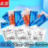 10/30/50pcs Condom 52mm Ultra Thin Cock Penis Sleeve Natural Latex Lubrication Contraception Supplies Adults Safer Sex Products