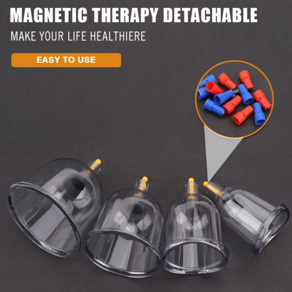 5a5d95ec0f04a748 32 Pieces Professional Vacuum Acupuncture Cupping Massager Therapy Cans Vacuum Cupping Care Anti-Cellulite Suction Cups For Body