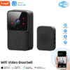 5a5fe8d4b33227f2 Tuya Wireless Video Doorbell Camera WIFI Night Vision Smart Home Security Outdoor HD Door Bell Two Way Intercom Voice Change