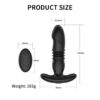 Anal Vibrator for Men Woman Gay Wireless Remote Control Telescopic Rotate Vibrators Dildo Prostate Massager Butt Plug Sex Toys