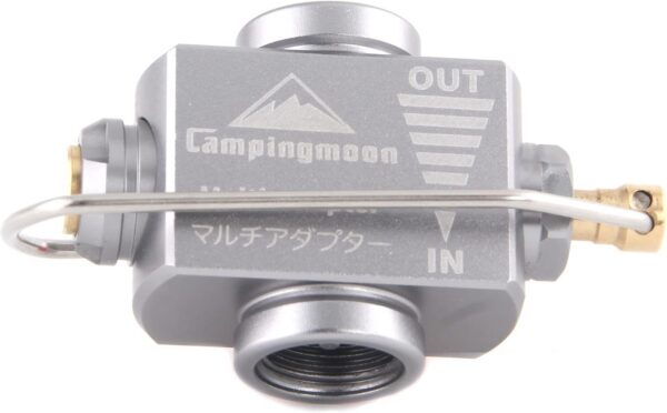 Campingmoon Gas Canister Refill Adapter, Portable Outdoor Gas Saver Lindal Valve Canister Shifter, Camping Canister Vent Valve, Z15