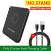 5a86271ddbe9e314 30W Wireless Charger Pad Stand Desktop Ultra-thin Mobile Phone Fast Charging Dock Station For iPhone 15 14 13 12 Samsung Xiaomi