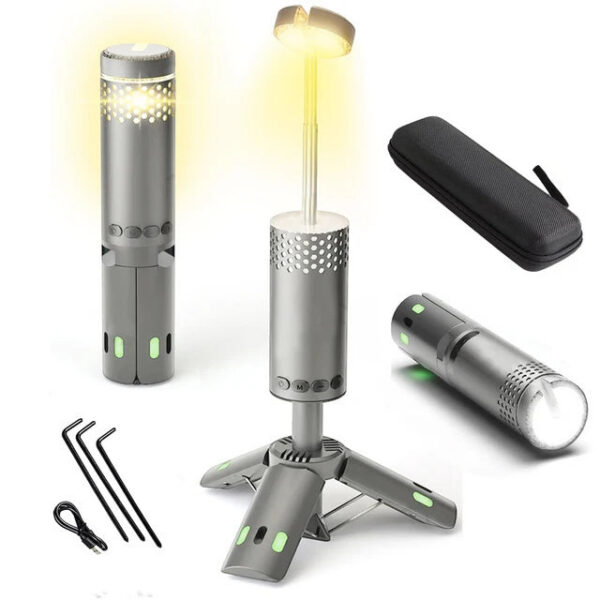 5a96736d8503296f Telescc Lantern 10000mAh Magnet Tripod Base Lightweight LED Adventure Hiking Fishing Tents Campsite Ambiance Camping Light