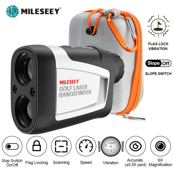 5abb632e988fe065 MILESEEY 600M Yd Mini Sport Laser Measure Distance Meter Golf Rangefinder for Hunt