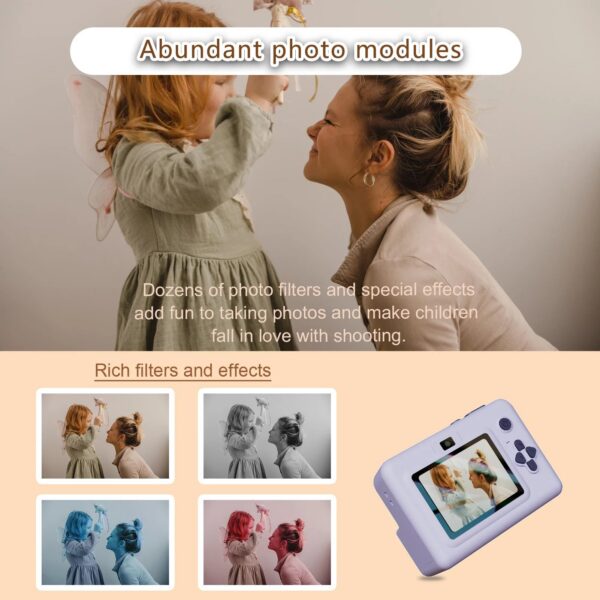 5ac53288868e1083 Digital Children Camera For Photography Mini Printer Portable Thermal Instant Print Photo Kids Camera 2.8inch HD Video Toy Gifts