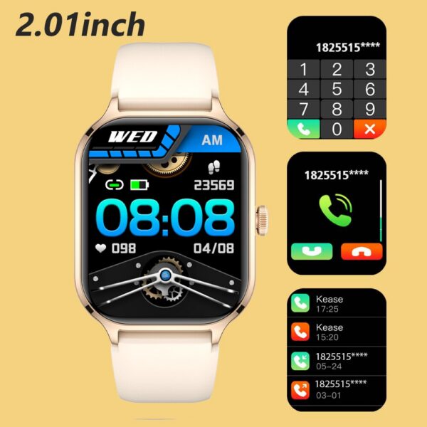 5ad551214c2c3e55 SENBONO New 1.91" Smartwatch Bluetooth Call Heart Rate Blood Oxygen Tracker Sport Smart Watch Women Men for IOS Androird