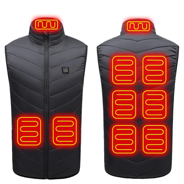 21 Heated Vest Zones Electric Heated Jackets Men Women Sportswear Heated Coat Graphene Heat Coat USB Heating Jacket For Camping
