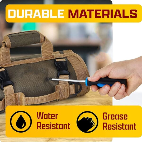Multi-Purpose Hardware Tool Professional Multi-Pocket Portable Rolled Waterproof Storage Bag Pliers Wrenc