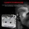 Music Player USB Converter Walkman MP3 Laptop PC for Vista Battery Cassette Tape to CD Headphone Travel
